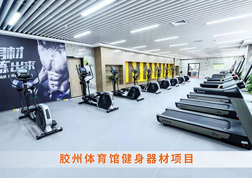 ?江南体育官方网站體育為膠州體育館打造的健身房